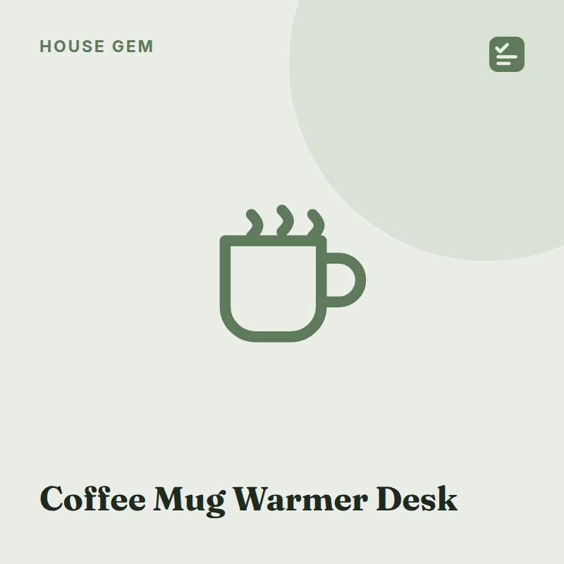 Coffee Mug Warmer for Desk, Candle Warmer Plate, 12H Timer, Wood