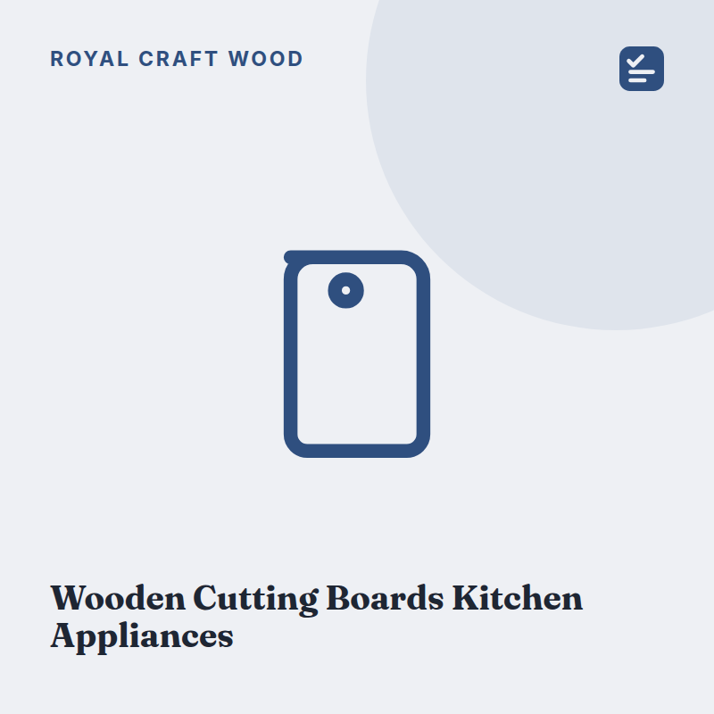 ROYAL CRAFT WOOD Wooden Cutting Boards for Kitchen Appliances - Non Toxic Bamboo Wood Cutting Board Set with Deep Juice Groove, Side Handles, Charcuterie & Butcher Block for Meat, Meal Prep & Serving